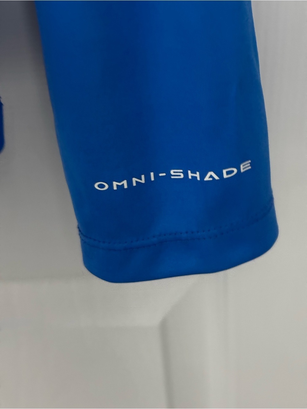 Columbia Omni Shade Long Sleeve Swim Top - Blue Large - Picture 3 of 4